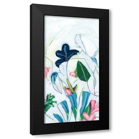 Tropical Trace III Black Modern Wood Framed Art Print with Double Matting by Vess, June Erica