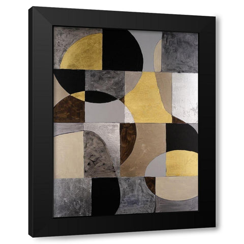 Neutral Framework I Black Modern Wood Framed Art Print by Willett, Michael
