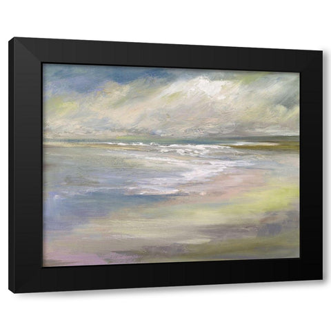 Beach Light II Black Modern Wood Framed Art Print by Finch, Sheila