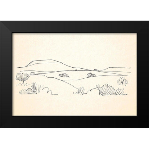 Deserts Edge I Black Modern Wood Framed Art Print by Caroline, Emma