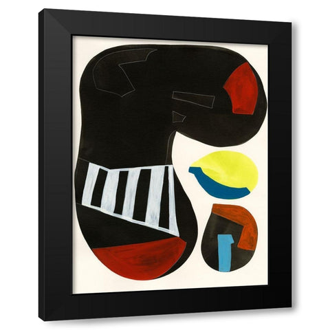Barcelona I Black Modern Wood Framed Art Print by Fuchs, Jodi