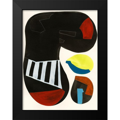 Barcelona I Black Modern Wood Framed Art Print by Fuchs, Jodi