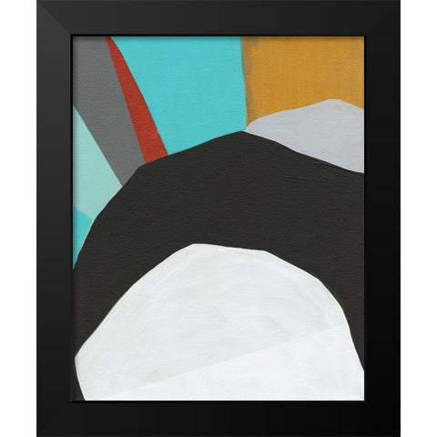 Graphica III Black Modern Wood Framed Art Print by Fuchs, Jodi