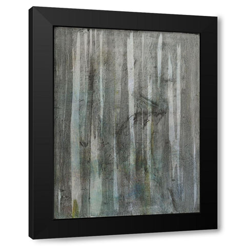 Birch Forest Abstracts I Black Modern Wood Framed Art Print by Fuchs, Jodi