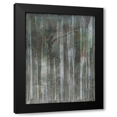 Birch Forest Abstracts II Black Modern Wood Framed Art Print by Fuchs, Jodi