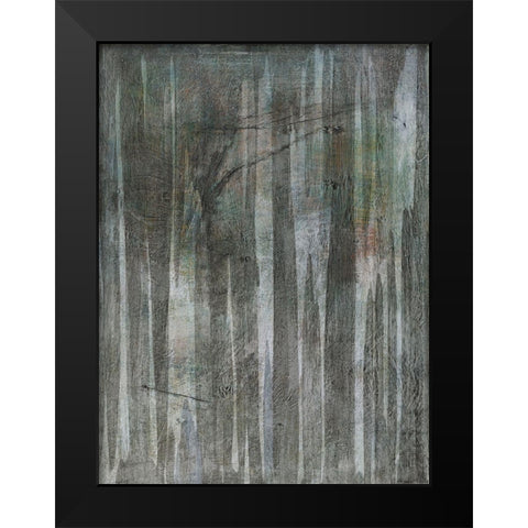 Birch Forest Abstracts II Black Modern Wood Framed Art Print by Fuchs, Jodi