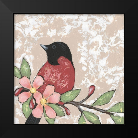 Sweet Bird I Black Modern Wood Framed Art Print by Reynolds, Jade