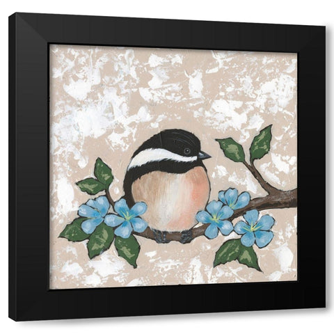Sweet Bird II Black Modern Wood Framed Art Print by Reynolds, Jade