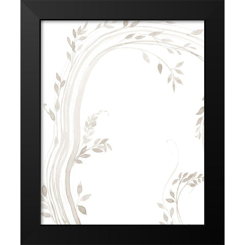 Light Vines I Black Modern Wood Framed Art Print by Popp, Grace