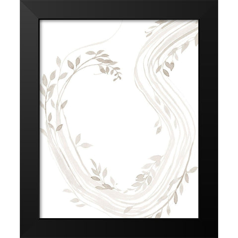 Light Vines II Black Modern Wood Framed Art Print by Popp, Grace