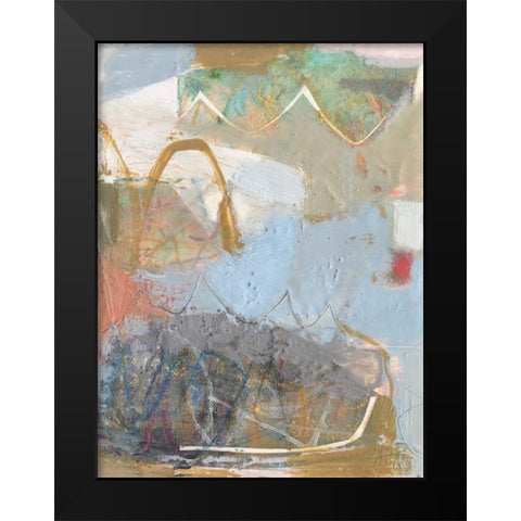 Minim I Black Modern Wood Framed Art Print by Jachimiec, Sue