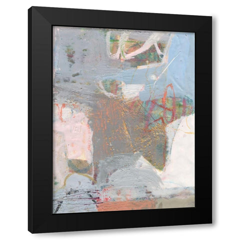 Minim II Black Modern Wood Framed Art Print with Double Matting by Jachimiec, Sue