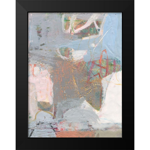 Minim II Black Modern Wood Framed Art Print by Jachimiec, Sue