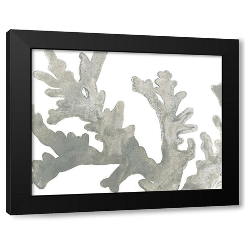 Stone Macro Coral II Black Modern Wood Framed Art Print with Double Matting by Vess, June Erica