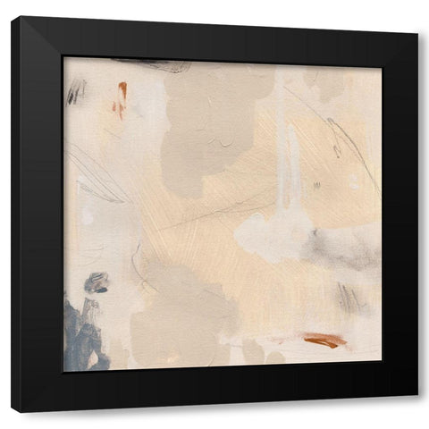 Clay Fragments III Black Modern Wood Framed Art Print with Double Matting by Green, Jacob