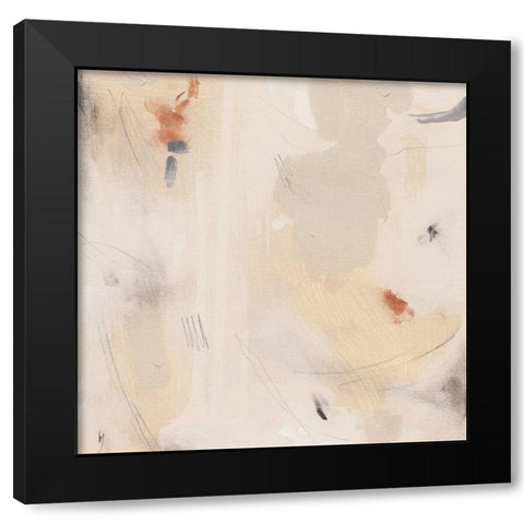 Clay Fragments IV Black Modern Wood Framed Art Print with Double Matting by Green, Jacob