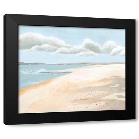 Sandy Getaway I Black Modern Wood Framed Art Print with Double Matting by Popp, Grace