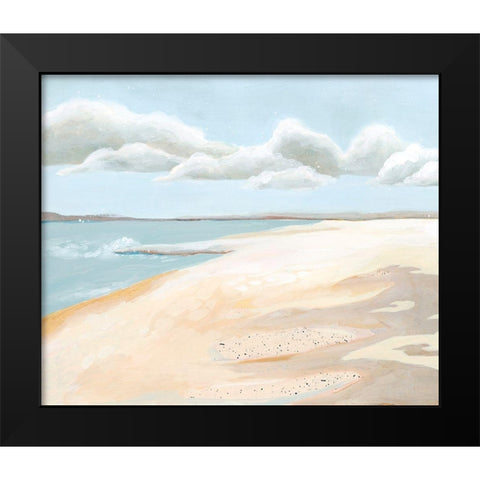 Sandy Getaway I Black Modern Wood Framed Art Print by Popp, Grace