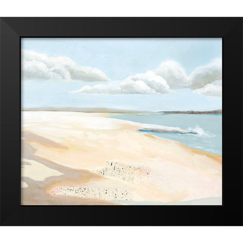 Sandy Getaway II Black Modern Wood Framed Art Print by Popp, Grace