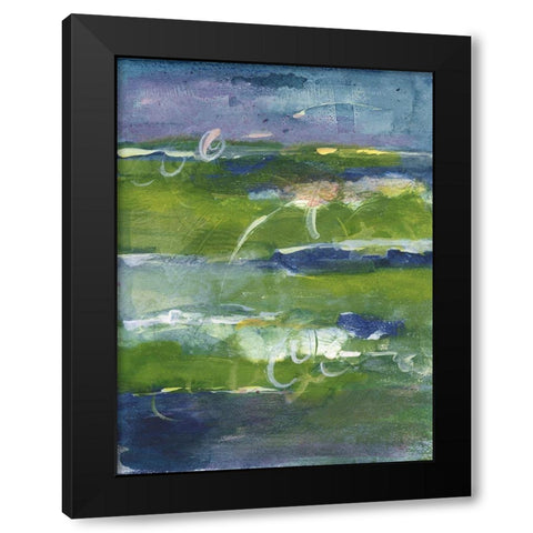 Bales of Color II Black Modern Wood Framed Art Print by Combs, Joyce