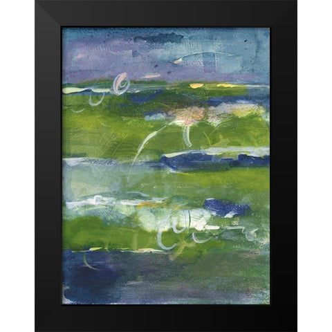 Bales of Color II Black Modern Wood Framed Art Print by Combs, Joyce