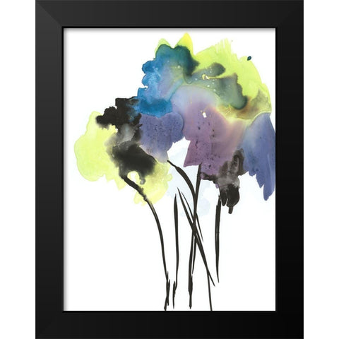 Natures Bouquet II Black Modern Wood Framed Art Print by Combs, Joyce