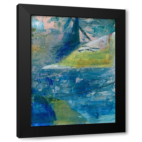 Spring Winds VI Black Modern Wood Framed Art Print by Combs, Joyce