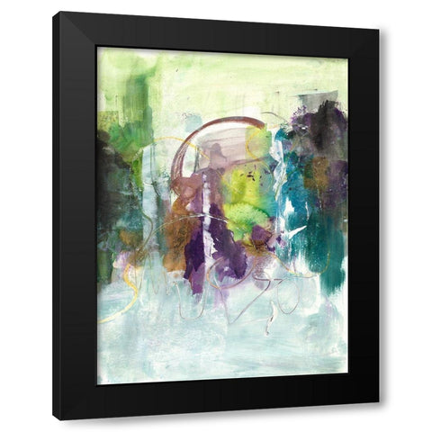 Moving On I Black Modern Wood Framed Art Print with Double Matting by Combs, Joyce