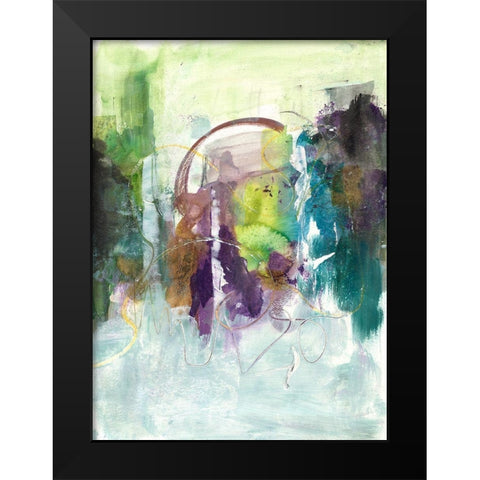 Moving On I Black Modern Wood Framed Art Print by Combs, Joyce