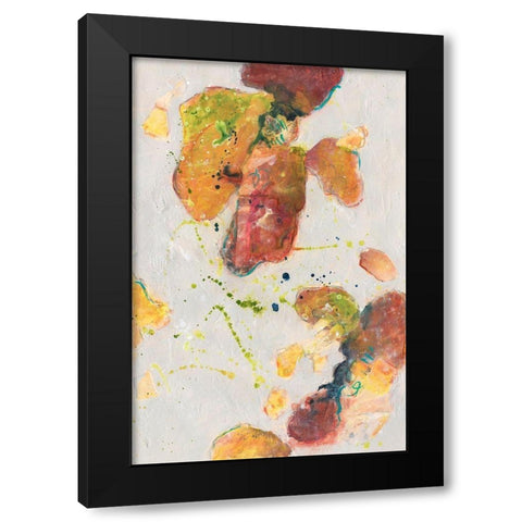 Attracting Love II Black Modern Wood Framed Art Print by Combs, Joyce