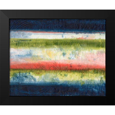 Natures Flag II Black Modern Wood Framed Art Print by Combs, Joyce