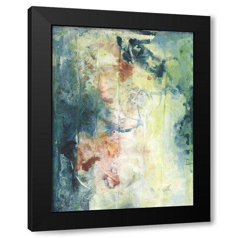 Natures Elements I Black Modern Wood Framed Art Print by Combs, Joyce