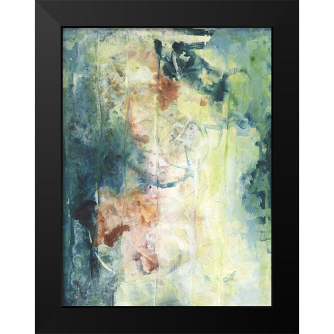 Natures Elements I Black Modern Wood Framed Art Print by Combs, Joyce