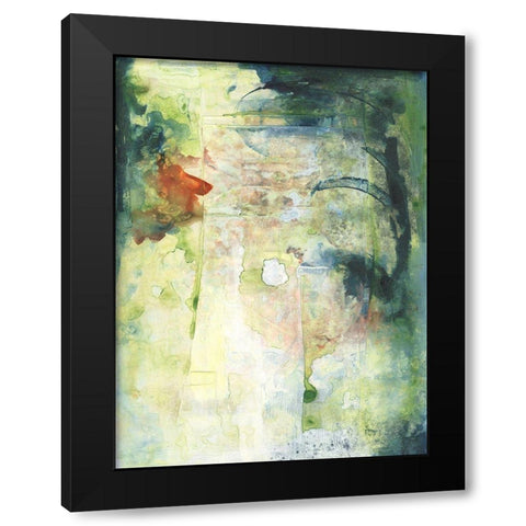Natures Elements II Black Modern Wood Framed Art Print by Combs, Joyce