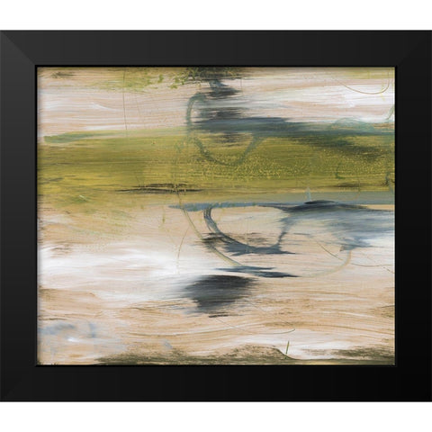 Aquatic Reflections II Black Modern Wood Framed Art Print by Combs, Joyce