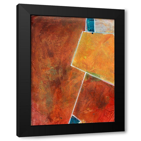 Primary Connection I Black Modern Wood Framed Art Print with Double Matting by Combs, Joyce