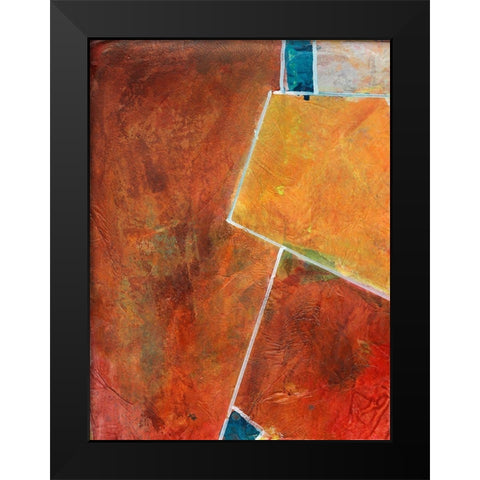 Primary Connection I Black Modern Wood Framed Art Print by Combs, Joyce