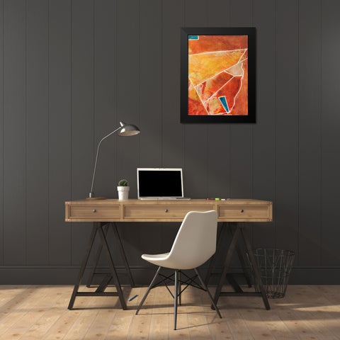 Primary Connection III Black Modern Wood Framed Art Print by Combs, Joyce