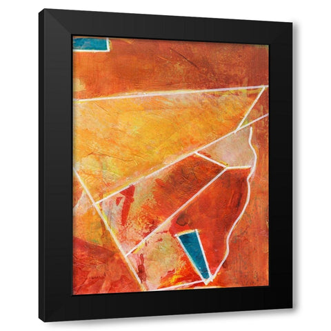 Primary Connection III Black Modern Wood Framed Art Print by Combs, Joyce