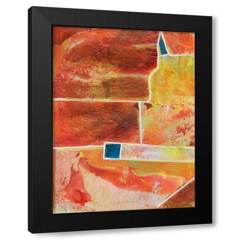 Primary Connection IV Black Modern Wood Framed Art Print by Combs, Joyce