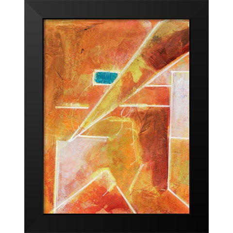 Primary Connection VI Black Modern Wood Framed Art Print by Combs, Joyce