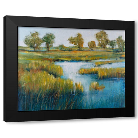 Marshland View IV Black Modern Wood Framed Art Print by OToole, Tim