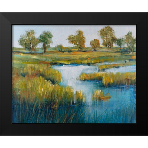 Marshland View IV Black Modern Wood Framed Art Print by OToole, Tim