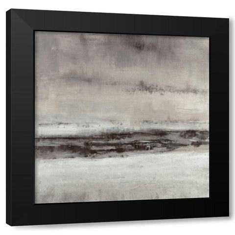 Sepia Cove II Black Modern Wood Framed Art Print with Double Matting by OToole, Tim