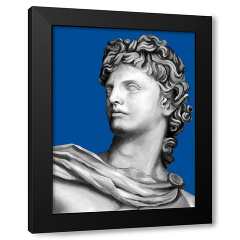 Custom Ornate Sculpture II Black Modern Wood Framed Art Print with Double Matting by Ethan Harper