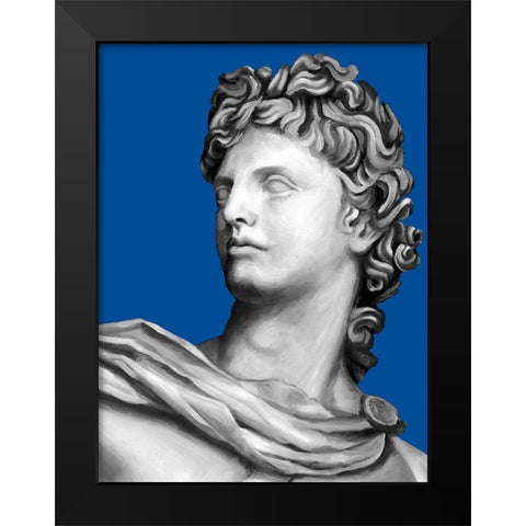 Custom Ornate Sculpture II Black Modern Wood Framed Art Print by Ethan Harper