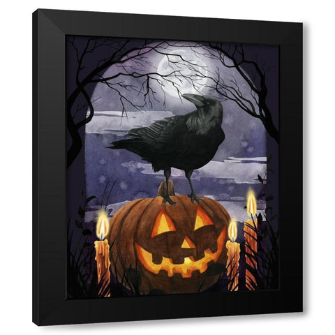 Midnight Magic I Black Modern Wood Framed Art Print with Double Matting by Popp, Grace