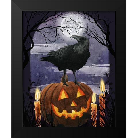 Midnight Magic I Black Modern Wood Framed Art Print by Popp, Grace