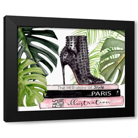 Retail Therapy I Black Modern Wood Framed Art Print with Double Matting by Parker, Jennifer Paxton