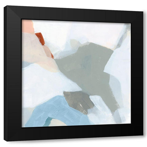 Patch Pocket II Black Modern Wood Framed Art Print by Vess, June Erica